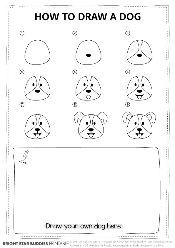 How to Draw a Simple Cartoon Dog: 11 Steps (with Pictures)